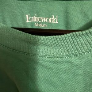 Entire green tshirt